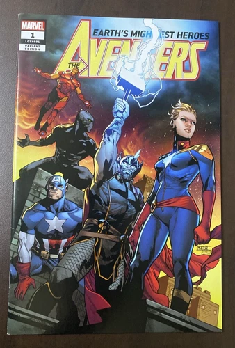 Avengers #1 - Mahmud Asrar Ebay Exclusive - Marvel Comics 2018