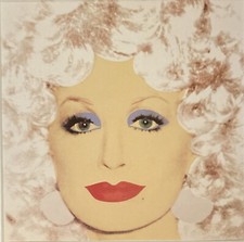 DOLLY PARTEN  1984 ANDY WARHOL print 1993 8x8 archivally matted to 12x12 (b)