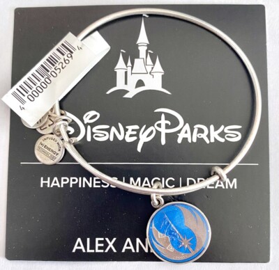 NEW Disney ALEX AND ANI Star Wars Jedi Order Blue SILVER Charm Bracelet See Pics