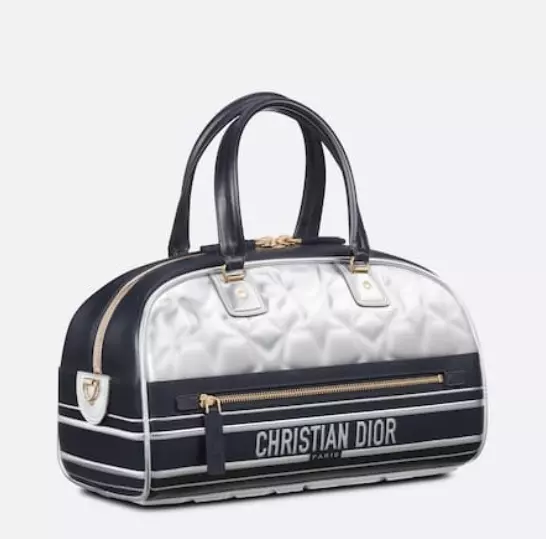 Speedy cloth bowling bag Dior Navy in Cloth - 18633653