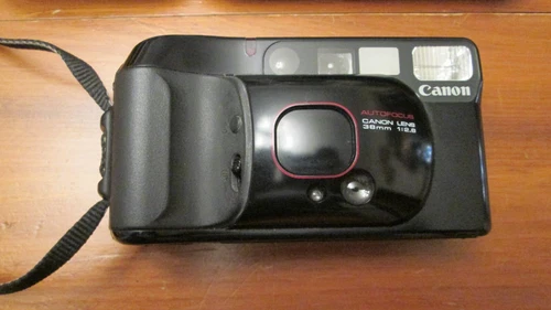 Canon Sure Shot Supreme 35mm Point & Shoot - tested -with case