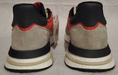 Adidas Originals Men's Size 12.5 ZX 500 RM Boost Solar Red Shoes