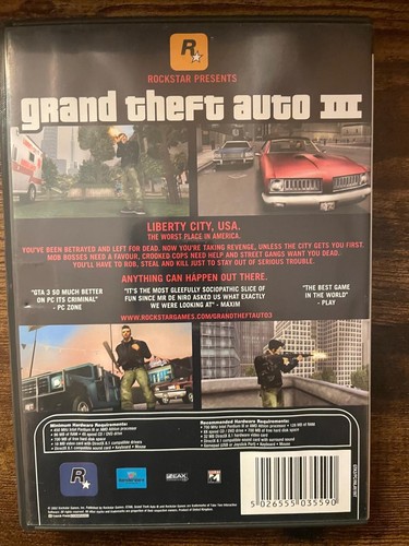 Grand Theft Auto 3 PC + poster of the map - Picture 3 of 3