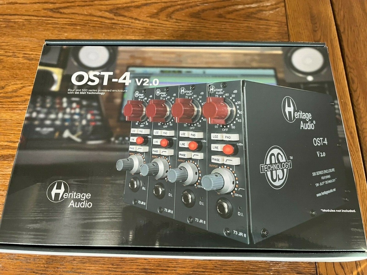 heritage audio ost-4 美品 Heritage Audio OST-4 500 Series Slot Rack, 4-Module | zZounds