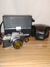 Topcon Uni 35mm Film SLR 35mm Film Camera UV Topcor 1:2 f 53mm w/Case