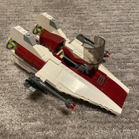 Vintage Lego Star Wars 6207 A Wing Fighter 100% Complete W/ Minifigures