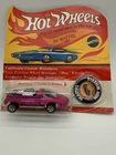 Vintage 1969 Hot Wheels Redlines Hairy Hauler Magenta with White Interior Sealed
