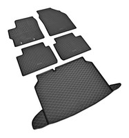 GummifußMatten Und Kofferraumwanne Ein Set Passend FüR Toyota Yaris Cross / Cros