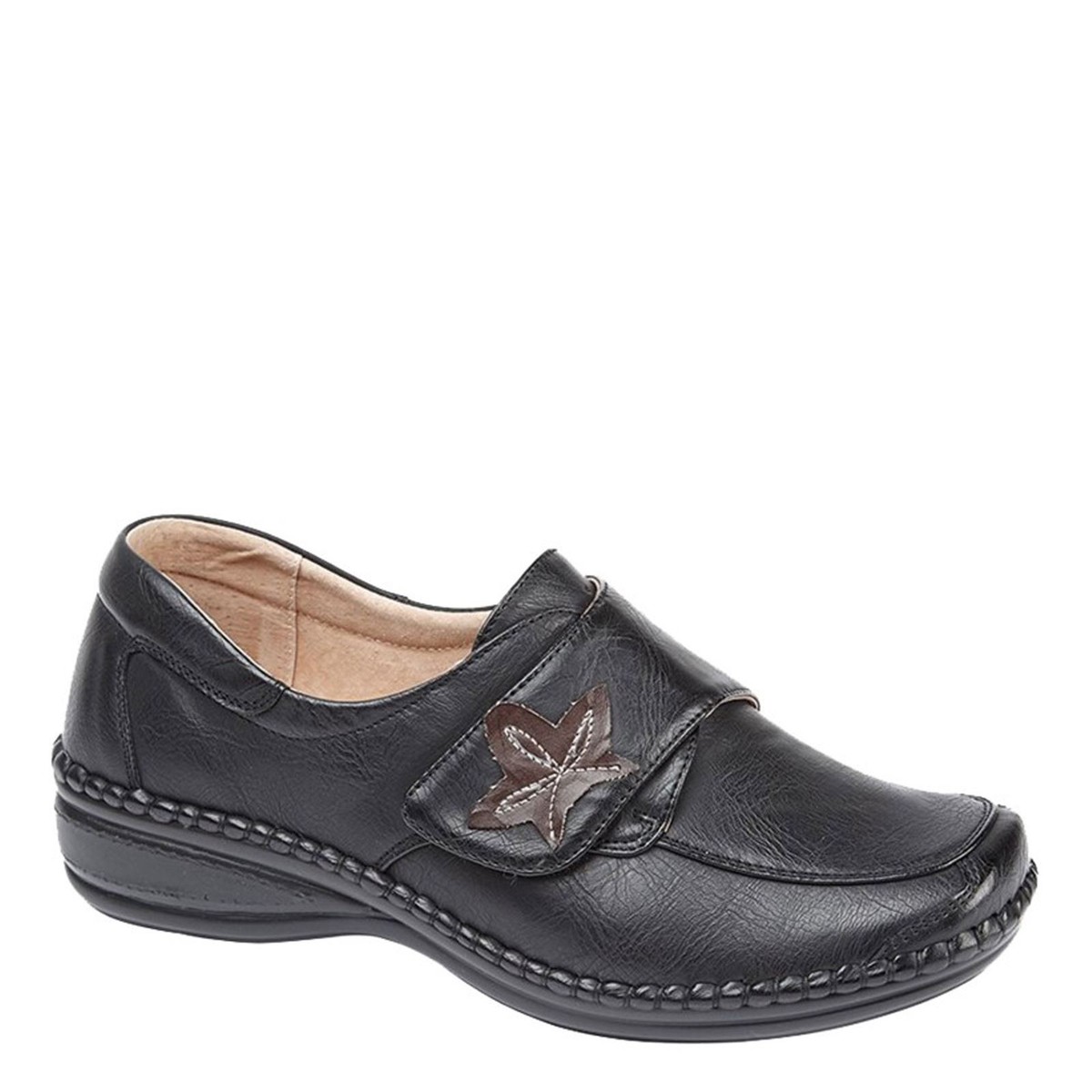 Boulevard L 712 Ladies' Wide Fit Touch Fastening Casual Shoes