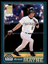 Brent Mayne 2001 Topps #461 Colorado Rockies MLB READ FREE SHIPPING AutographDen