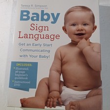 Baby Sign Language Guidebook and DVD Brand New Sealed Teresa Simpson