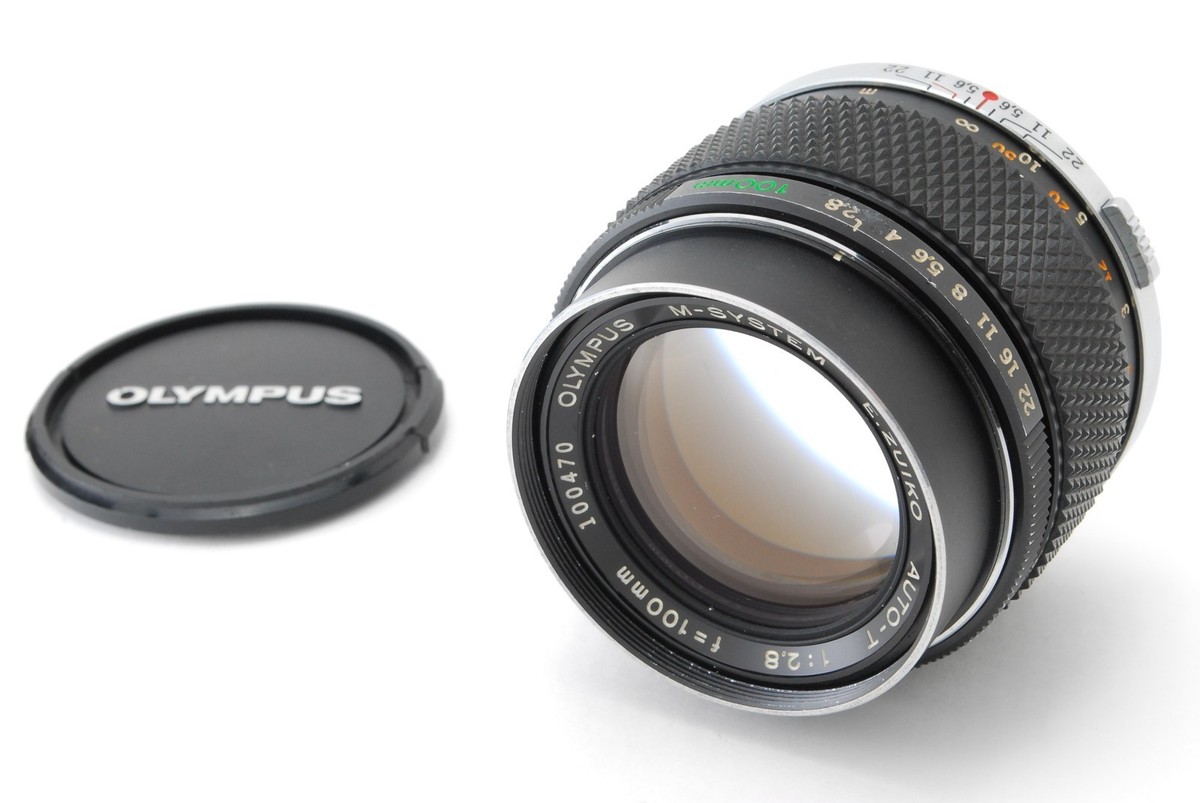 OLYMPUS E-ZUIKO 100mm 1:2.8 レンズ Near MINT] Olympus M System E.Zuiko Auto-T 100mm f/2.8 MF Prime