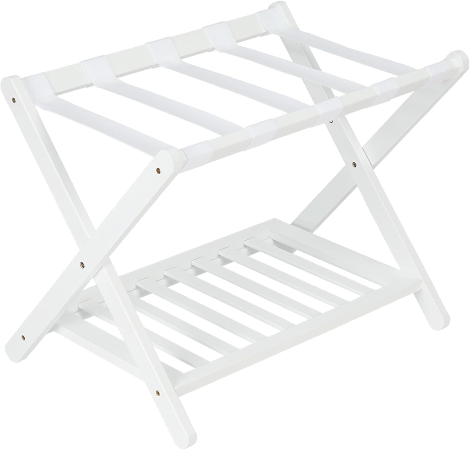 Rack Folding Suitcase Stand Bamboo Luggage Rack For Guest Ro