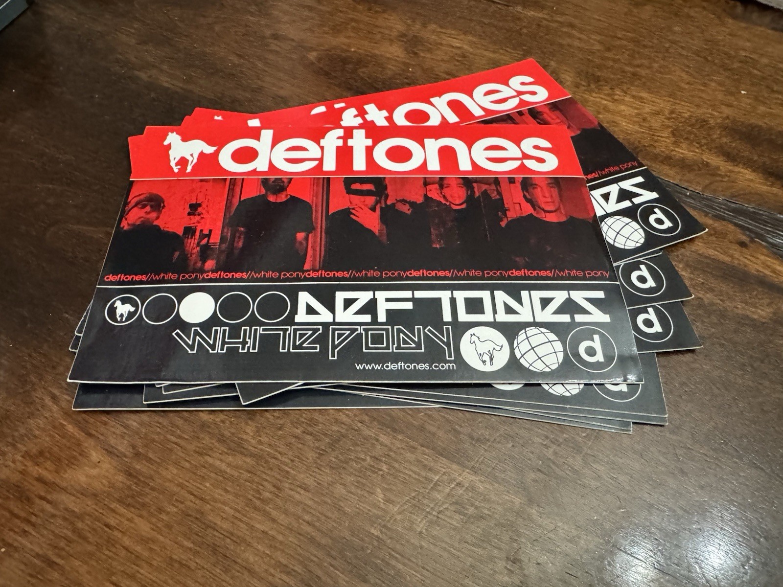 White Pony Promo 4” X 6” Postcard Sticker