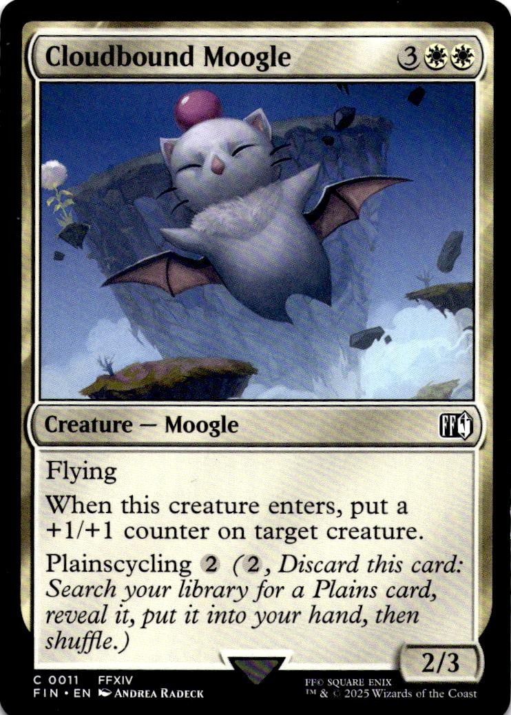 CLOUDBOUND MOOGLE 11 C FINAL FANTASY NM/M