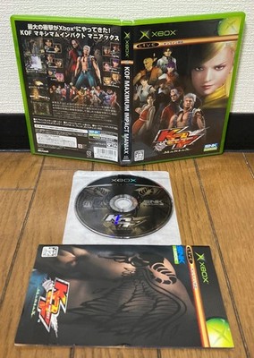 XBOX * KOF MAXIMUM IMPACT MANIAX * Japan NEAR MINT VG