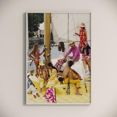 Slim Aarons Colourful Crew Poster | Vintage Photography Wall Art Print
