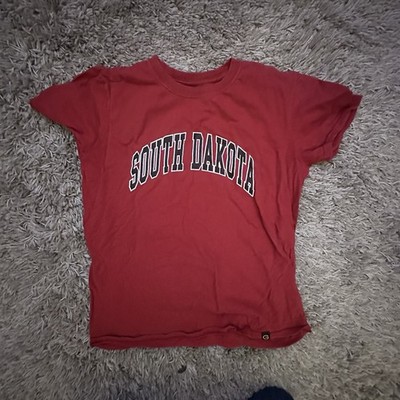 Vintage South Dakota State T Shirt Red