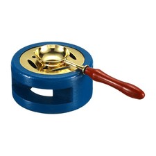 Wax Stamp Seal Kit, Wax Seal Warmer with Melting Spoon, Dark Red, Dark Blue