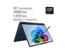 Lenovo IdeaPad 5 16" 2-in-1 AMD Ryzen AI 7 350 16GB 1TB SSD 83KU0013US Win 11 H