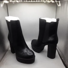 Charles By Charles David Whim Bootie Women's 8.5M Black Platform A58