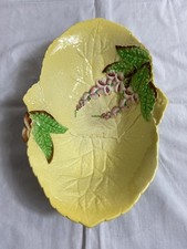 Vintage Carlton Ware Australian Design  Yellow Foxglove Dish