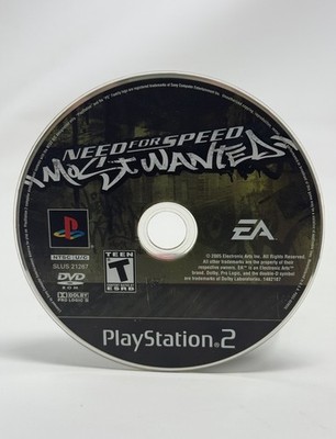 Need for Speed Most Wanted PS2 PlayStation 2 Black Label Pristine Disc Authentic