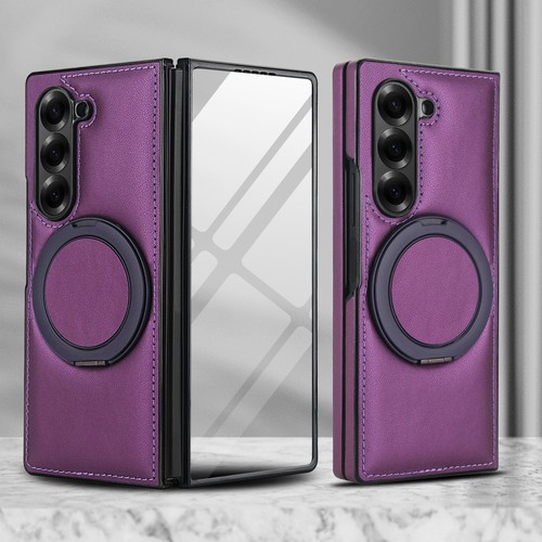 For Samsung Galaxy Z Fold 7 6 5 4 3 Rotatable Ring Stand Case+Screen Protector - Picture 55 of 64