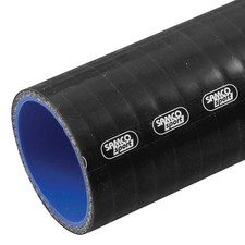 Samco Air & Water Straight Silicone Hose - 38mm Bore / Black (1M Length)