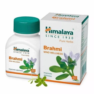 Himalaya BRAHMI Bacopa MENTAL Alertness Supports Calm Memory