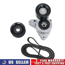 Serpentine Drive Belt Tensioner Pulley Kit For 2006-2011 Honda Civic Si 2.0l