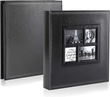 Photo Album 4X6 500 Pockets Photo, Extra Large Capacity Family Wedding Picture A