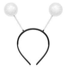 Silver Alien Antenna Headband, Space Martian Costume Hairband for Halloween, ...