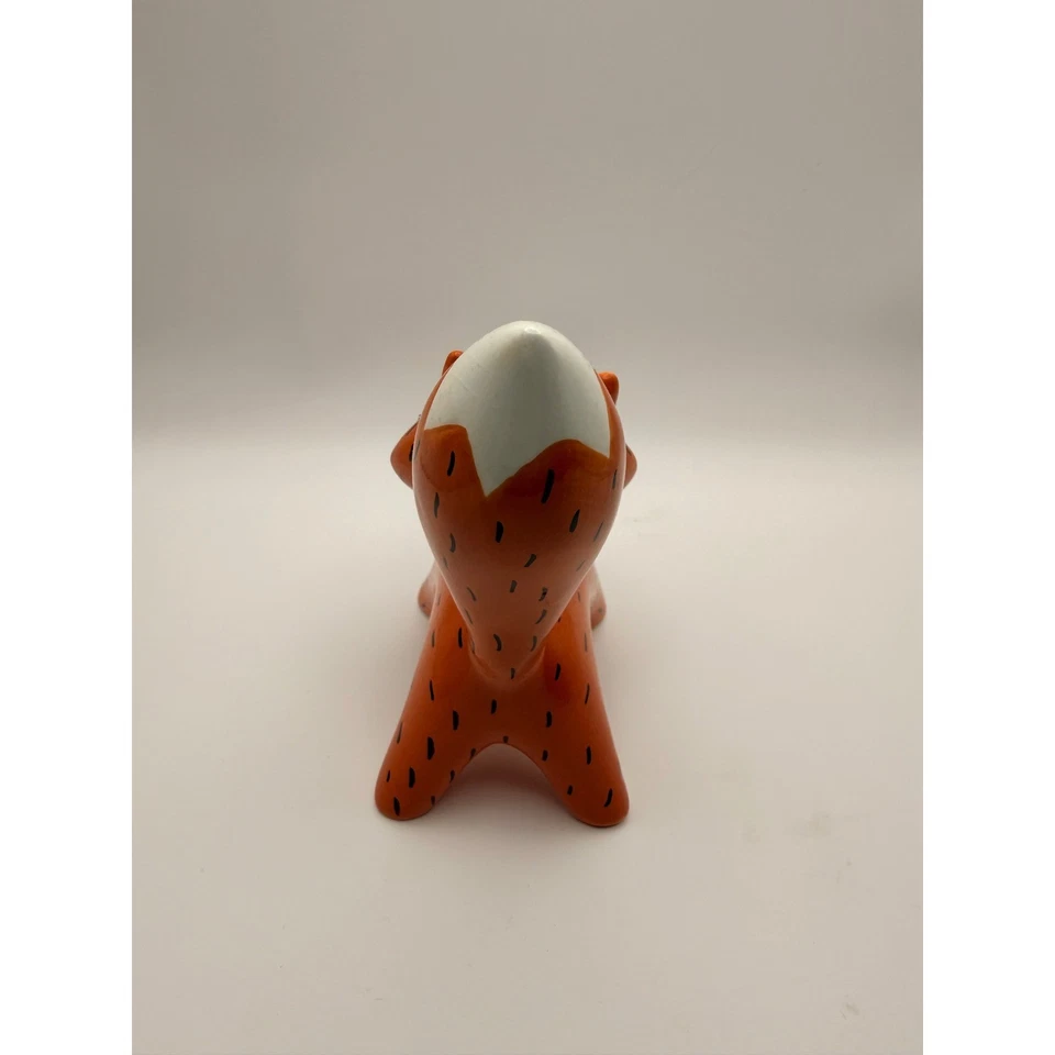 Adorable Estatuilla de Zorro de Cerámica Bosque Animal Decoración Encantadora Rústica Acento Hogar Foto 3 de 4