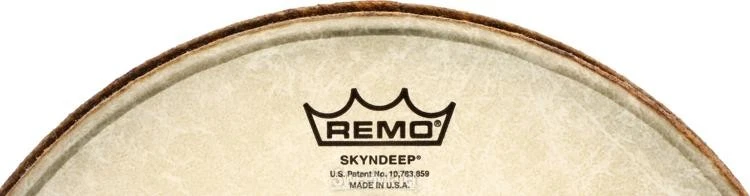 Cabezal de batería Remo Mondo Skyndeep beige Fiberskyn Djembe - 12 pulgadas Foto 2 de 4