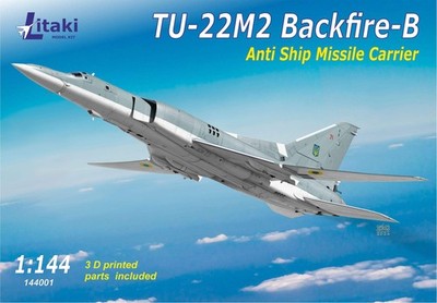 Litaki Modellbausatz 144001 1:144 Tupolev Tu-22M2 Backfire-B - Anti-Ship Missile Car