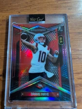 2024 Wild Card Drake Maye 9/10 Alumination RC Rookie #BC-DM Patriots - Encased 