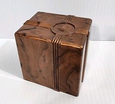 Vintage Bottoms Up Cigarette Dispenser Hidden Compartment Bakelite SEE VIDEO 