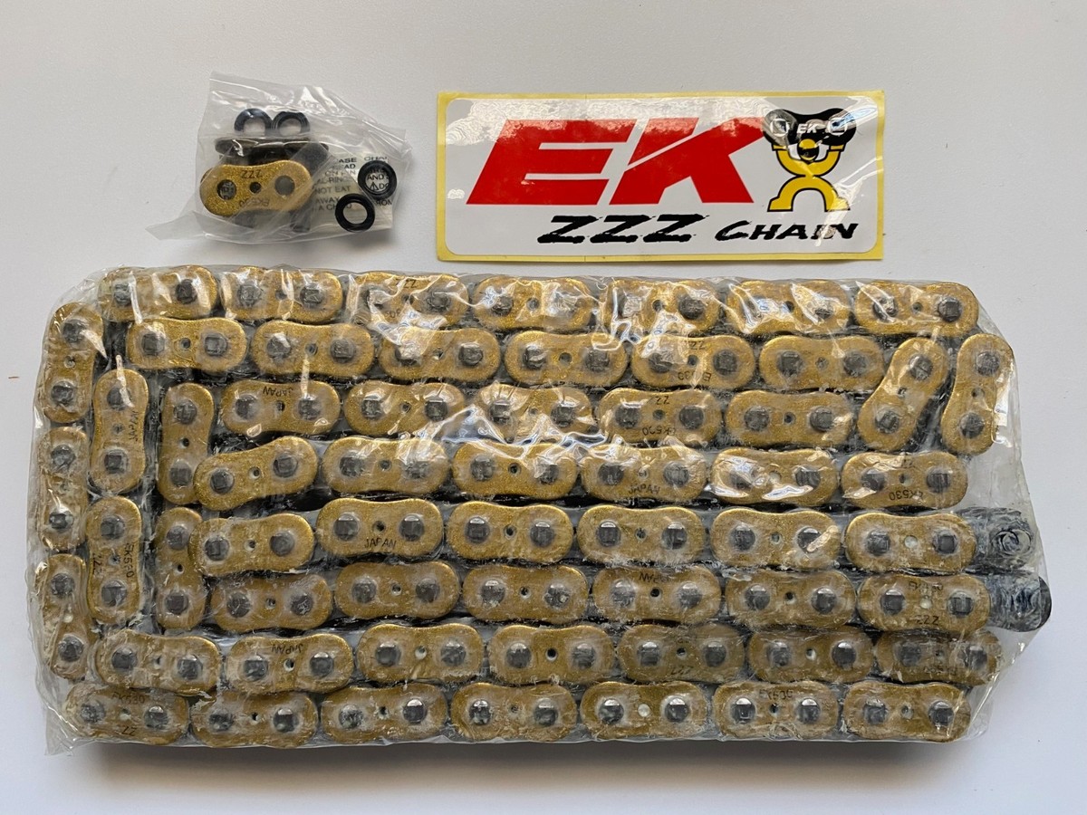 EK 530 ZZZ X-RING PRO DRAG RACE CHAIN METALLIC GOLD 120