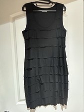 Calvin Klein Women’s Sleeveless Black Layered dress Size 12
