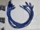 Set of PCIe 16x USB 3 Riser Cards, Cables, PCIe 1x Hubs, and PSU Cables — photo 6