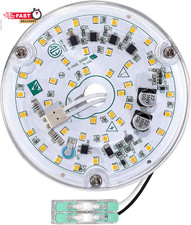 4 Inch Ceiling Fan LED Light Replacement 6000K, 18W 2000LM LED Retrofit Kit, Bri