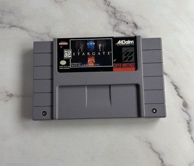 Stargate (Super Nintendo Entertainment System, SNES, 1995) -Authentic Cartridge