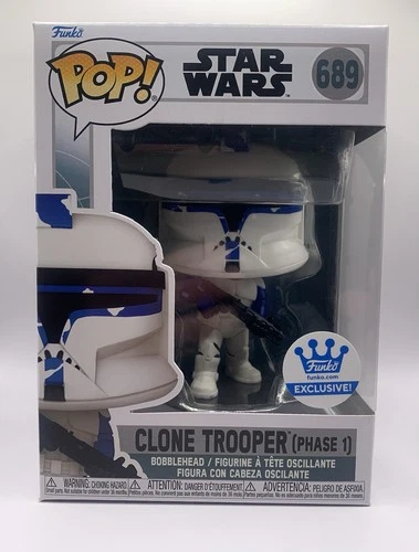 Funko Pop! Vinyl: Star Wars - Clone Trooper (Phase 1) - Funko (Exclusive) #689
