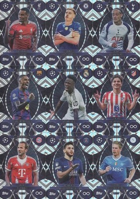 TOPPS Match Attax Champions League EXTRA 2025/2026 Infinity IN 1 - IN 9