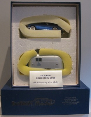 Brooklin 1:43 Ltd Ed 6th Anniversary 1955 Chevy Nomad & 54 Airstream Wanderer