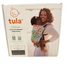 Tula Baby Toddler Linen Ash Baby Carrier 25-60 lbs 2-6 Years Ergonomic Girl Boy