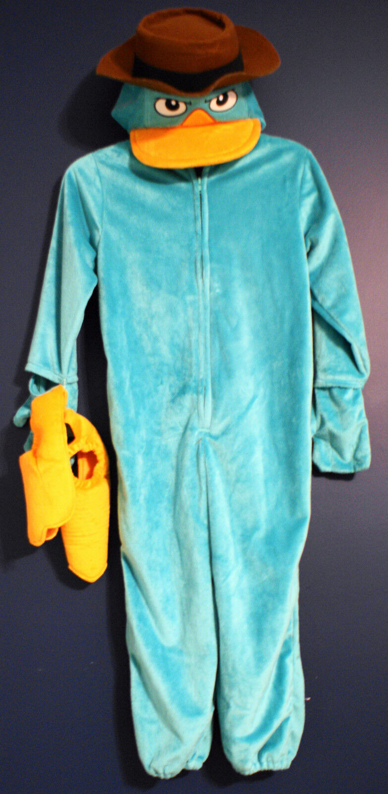 New Disney Parks PERRY the PLATYPUS Phineas & Ferb AGENT P Costume XXS (2/3)