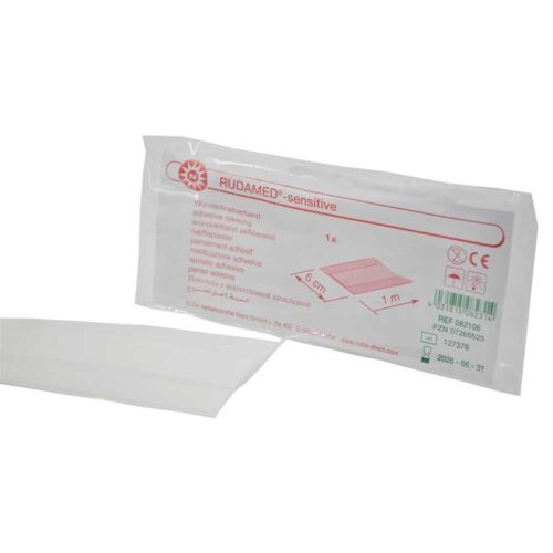 1 rolka RUDAMED® sensitive Opatrunek na rany Plastry Plastry z włókniny 8cmx5m - Zdjęcie 1 z 1