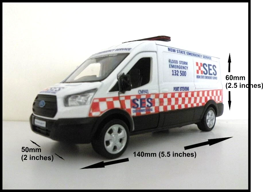 Australian NSW SES Emergency Recovery Sprinter Vehicle/Van Custom Graphics 1/48 - image 2 of 4